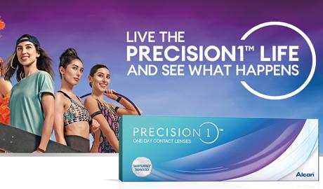 Γνώρισε τώρα τους νέους ημερήσιους φακούς #Precision1 της #Alcon με τεχνολογία SmartSurface