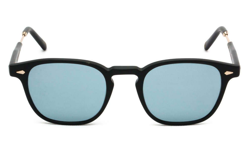 SUNGLASSES MOSCOT GENUG MATTE BLACK GOLD 5022 2