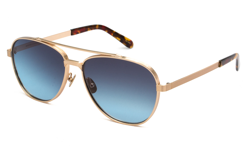 SUNGLASSES MOSCOT SHAV GOLD DENIM 5915 1