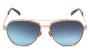 SUNGLASSES MOSCOT SHAV GOLD DENIM 5915