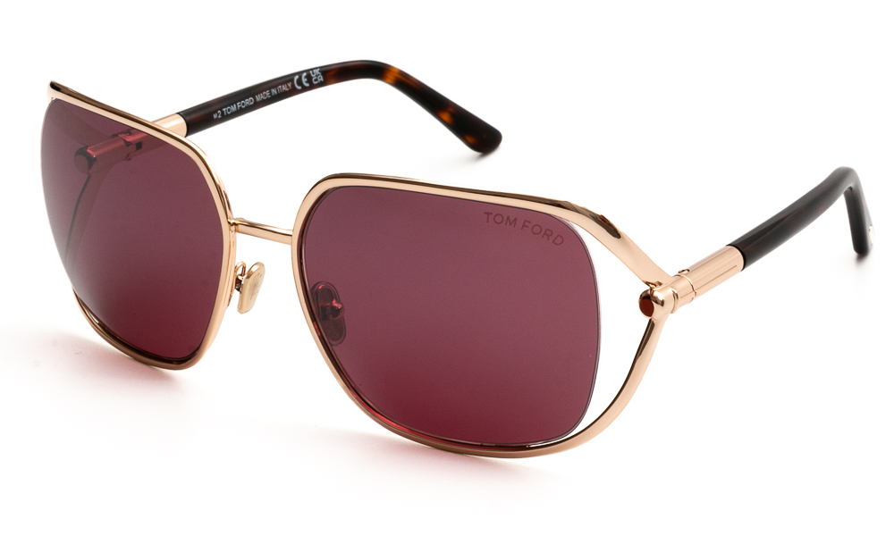  TOM FORD ΓΥΑΛΙΑ ΗΛΙΟΥ TOM FORD 1092/S 28U 6018 1092/S Χρυσό 2025