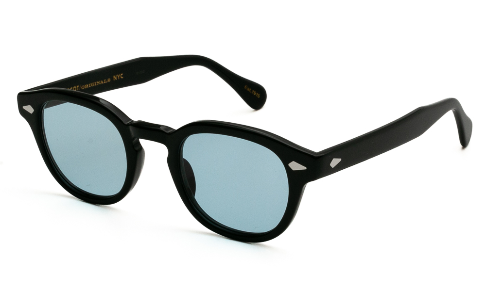 ΓΥΑΛΙΑ ΗΛΙΟΥ MOSCOT LEMTOSH BASE 2 BLACK BEL AIR BLUE 4624 1