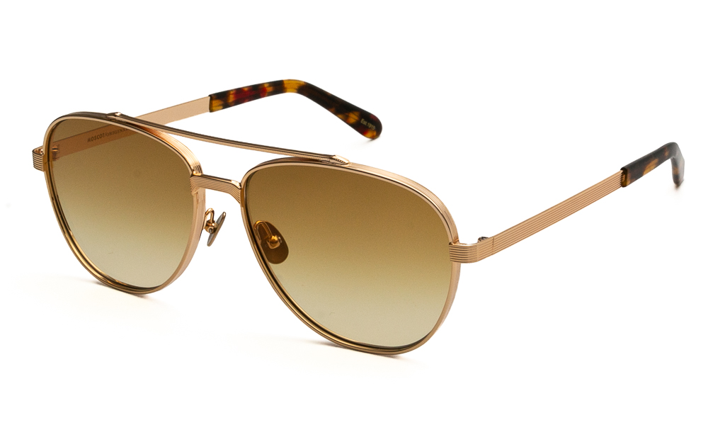 SUNGLASSES MOSCOT SHAV GOLD CHESTNUT 5915 1