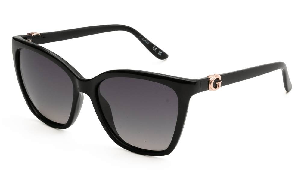 GUESS - ΣΗΜΑΝΤΙΚΟ: Σε περίπτωση διαφοράς τιμής από το κατάστημα ισχύει παντα και μόνο η τιμή του καταστήματος GUESS ΓΥΑΛΙΑ ΗΛΙΟΥ GUESS 0191/S 01D 5616 0191/S Μαύρο