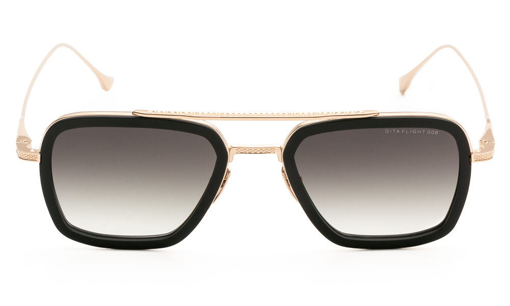 SUNGLASSES DITA FLIGHT 006 7806-B-BLK-GLD-52 5222 2