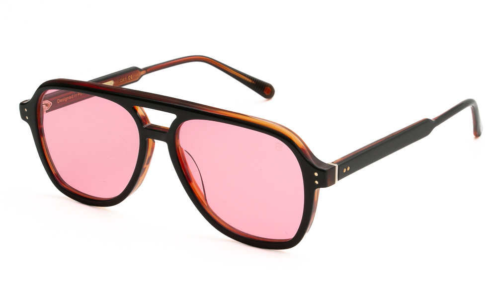 FRENCH RETRO ΓΥΑΛΙΑ ΗΛΙΟΥ FRENCH RETRO CAROLINE G161-2 5515 CAROLINE Μαύρο
