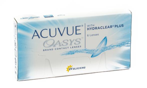 CONTACT LENSES JOHNSONS & JOHNSONS ACUVUE OASYS 6 pcs