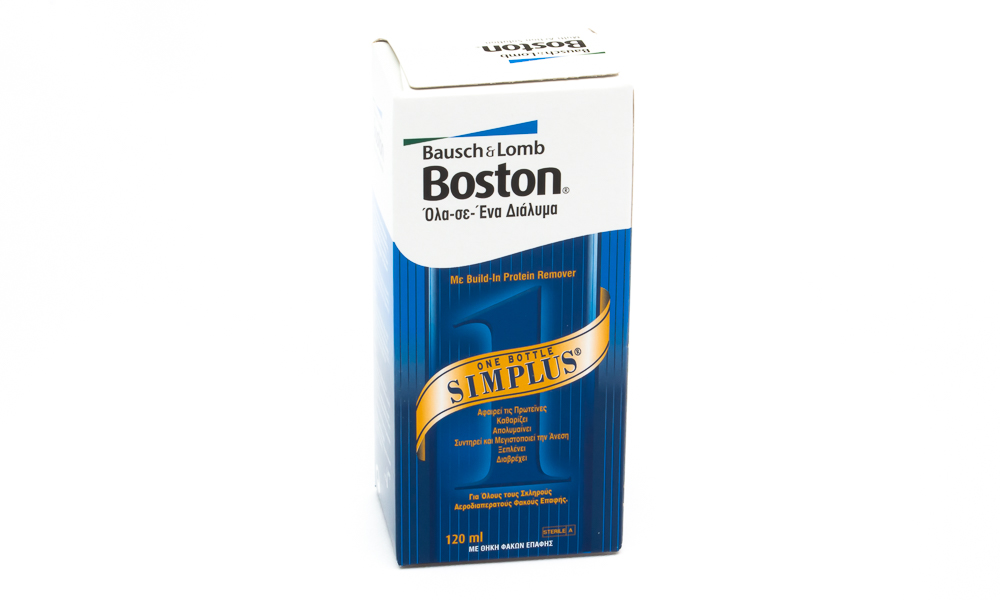 ΥΓΡΟ ΦΑΚΩΝ BAUSCH & LOMB BOSTON SIMPLUS 120 ml  120 ml